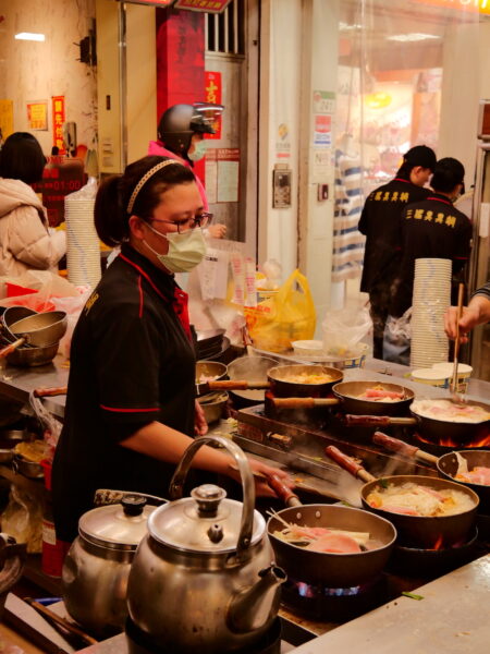 Street food in Jiufen Taiwan