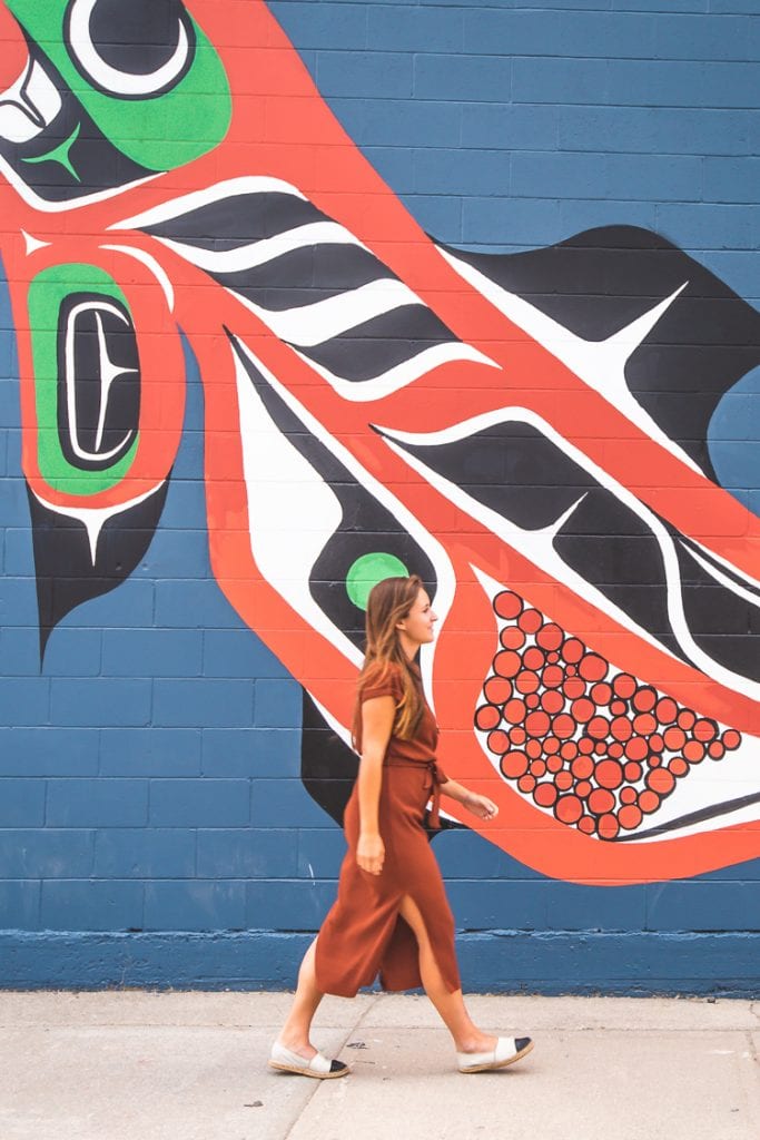Streetart in Whitehorse Yukon Canada