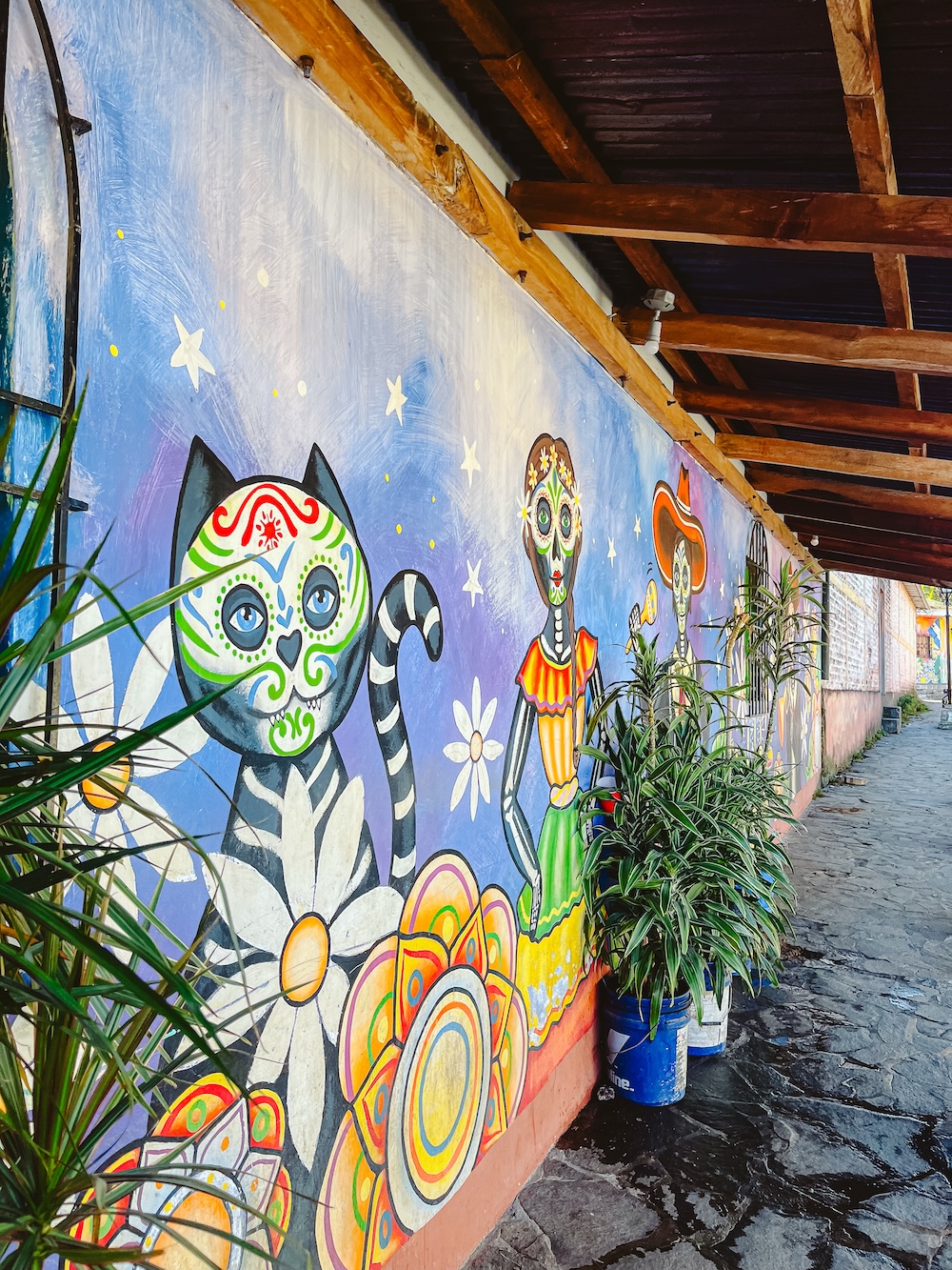 Streetart in de dorpen, Ruta de las Flores