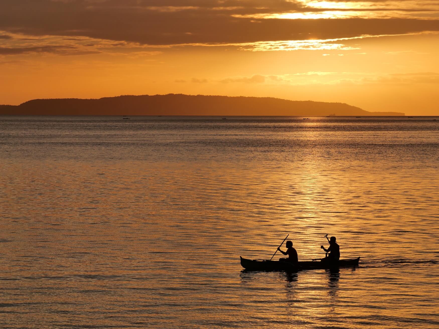 Sunset at Pintuyan Dive Resort