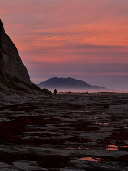 Sunset bij Kaikōura