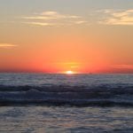 Surfen in andalusie zonsondergang