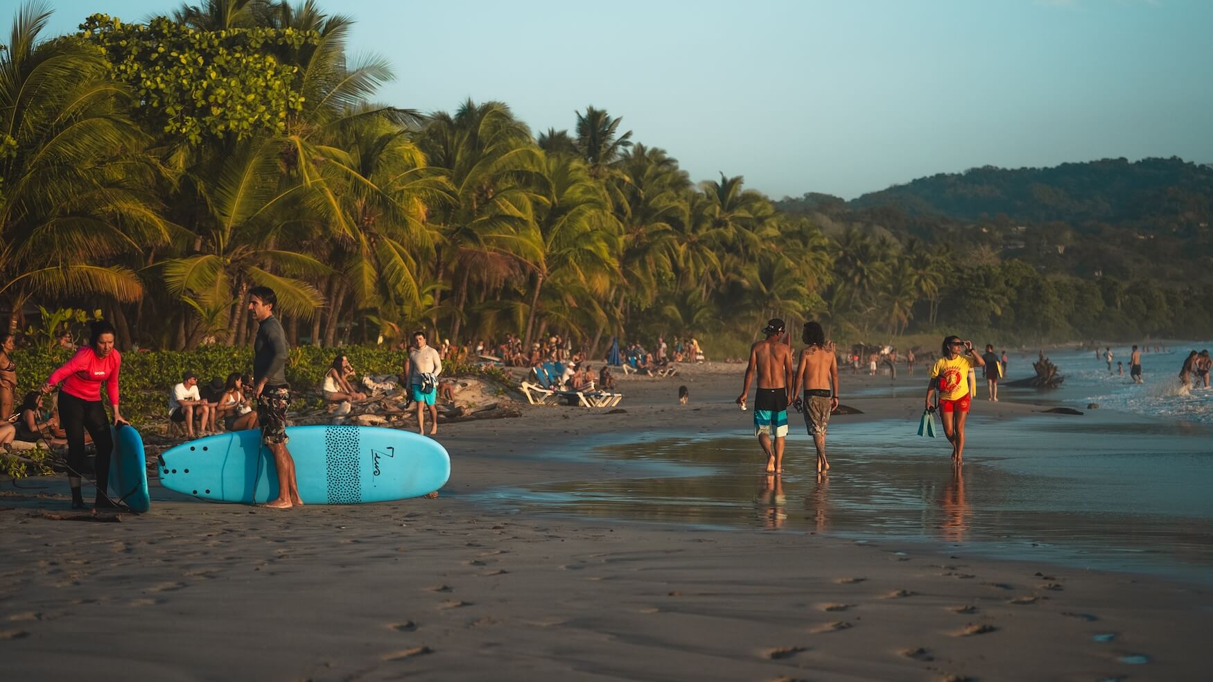 Surfstrand in Costa Rica