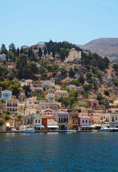 Symi eiland vlakbij rhodos