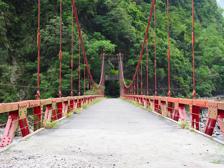 Taroko Gorge oude brug taiwan