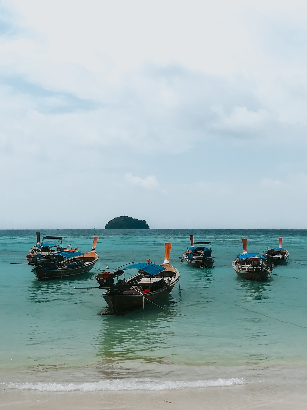 Thaise vissersbootjes
