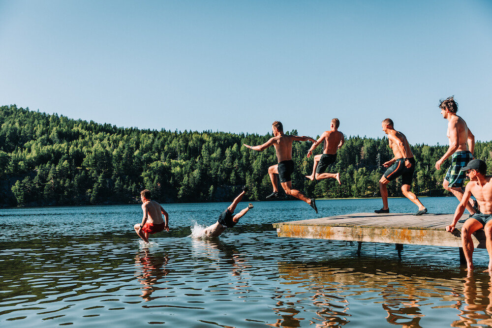 The Canoe Trip zwemmen
