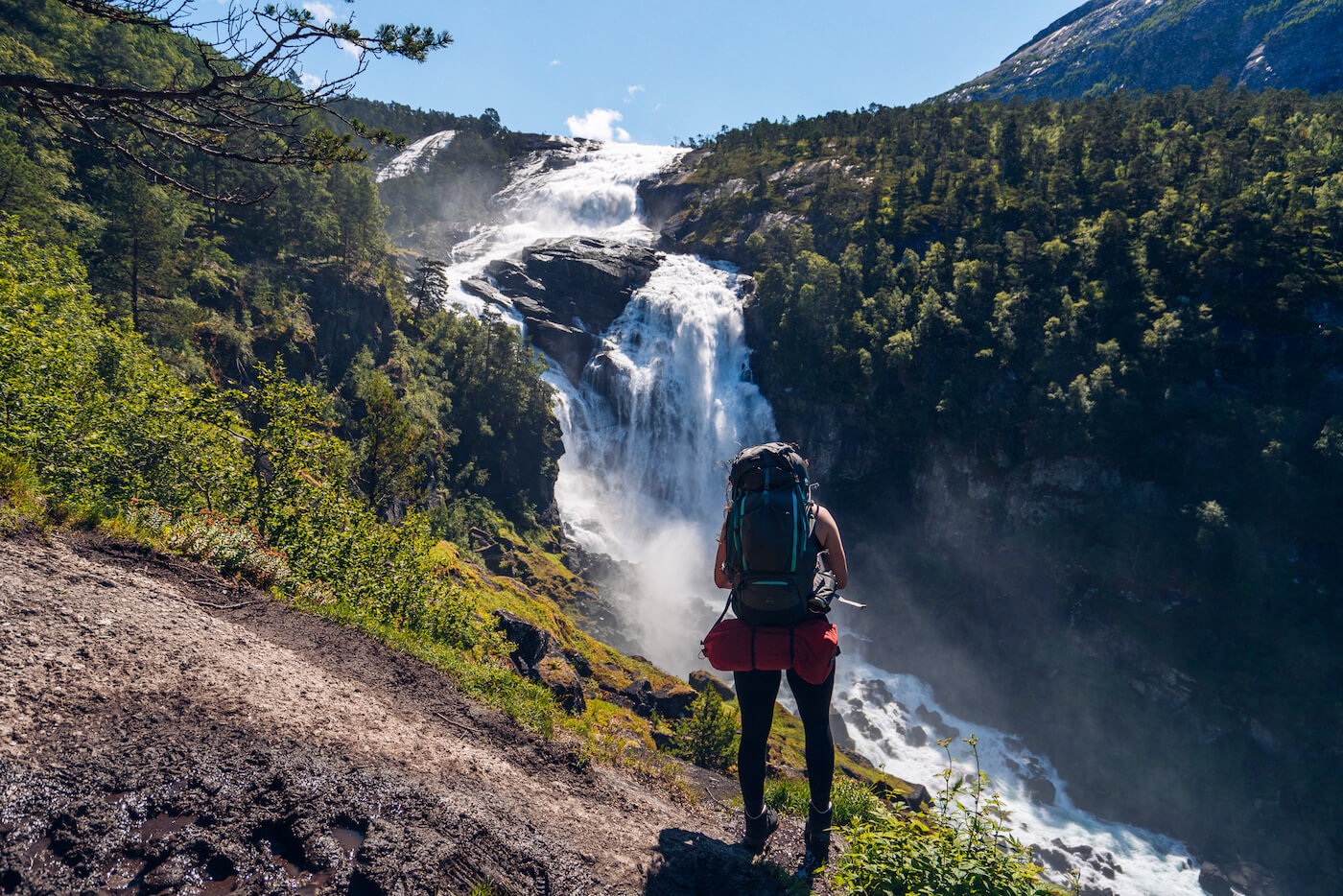The Norway Trail waterval