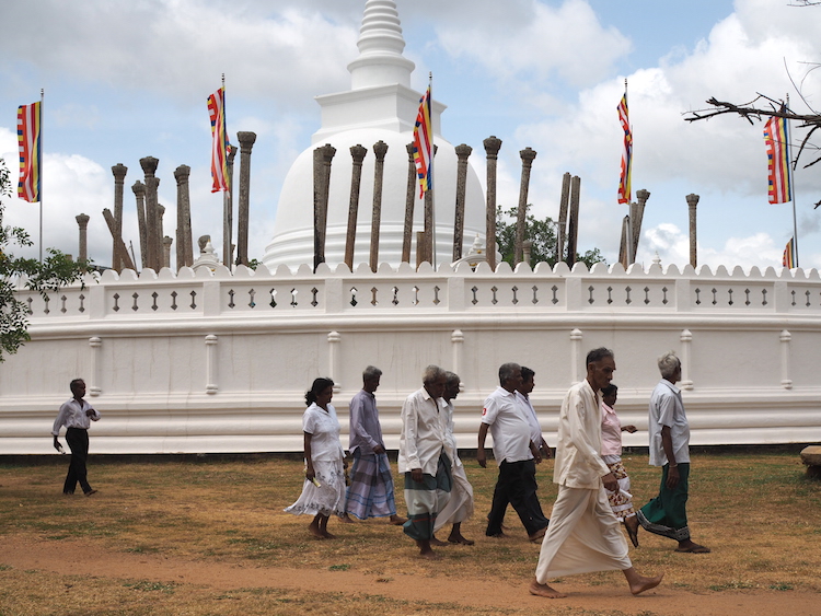 Thuparama stoepa anuradhapura sri lanka