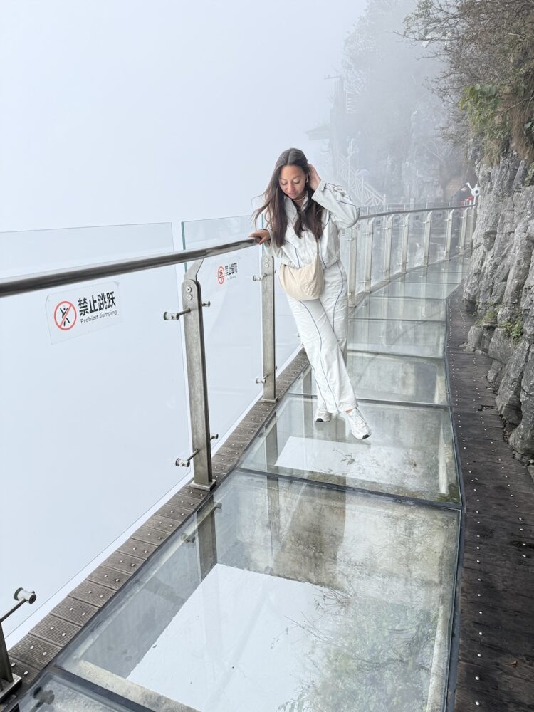Tianmen mountain, glazen brug