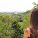 Tikal Guatemala jungle uitzicht tempel IV