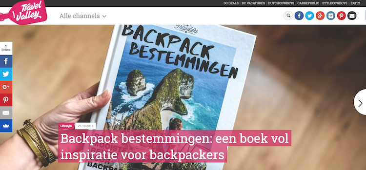 Travelvalley Backpack Bestemmingen review