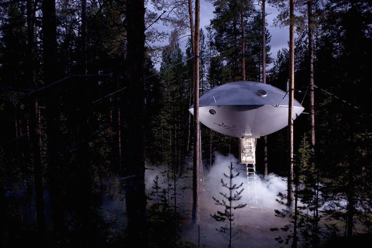 Treehotel zweden the Ufo