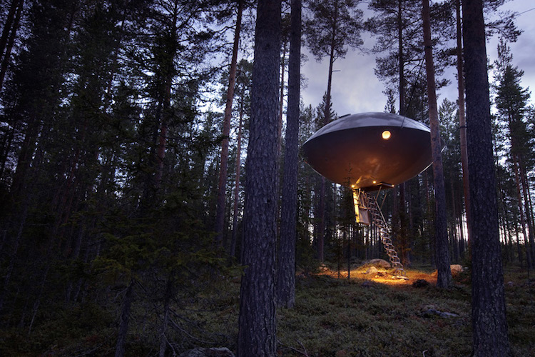 Treehotel zweden the Ufo