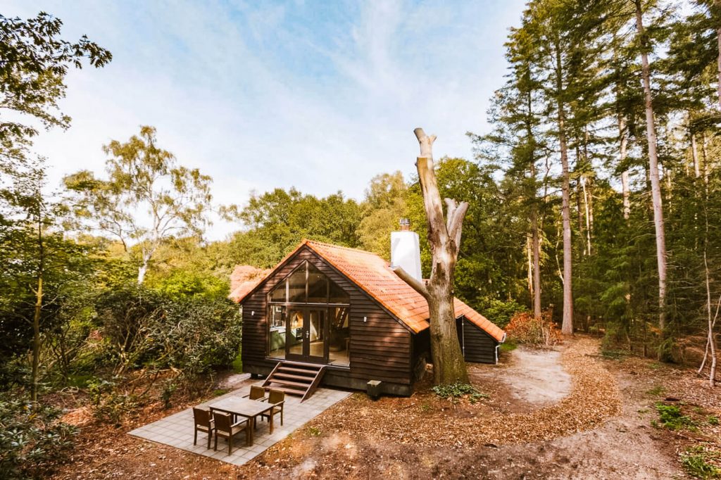 Treehouse studio slapen in bos Veluwe