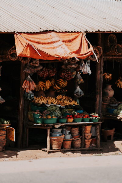 Fruitmarkt in Uganda