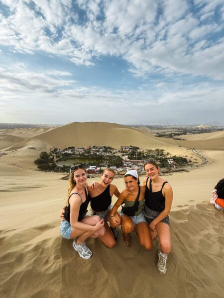 Uiticht op Huacachina