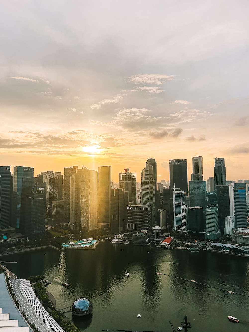 Uitzicht Marina Bay Sands Singapore