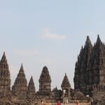 Uitzicht Prambanan java hoogtepunt