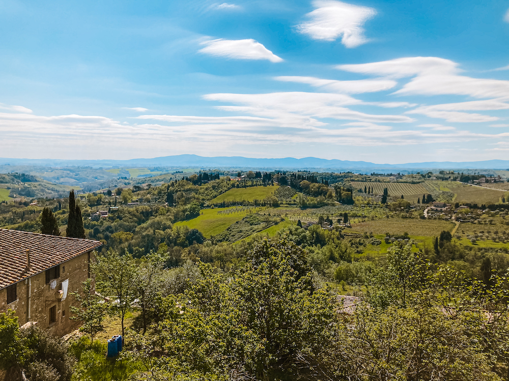 Uitzicht San Gimignano
