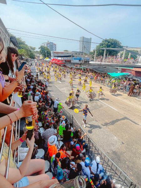 Uitzicht airbnb, Carnaval de Barranquilla