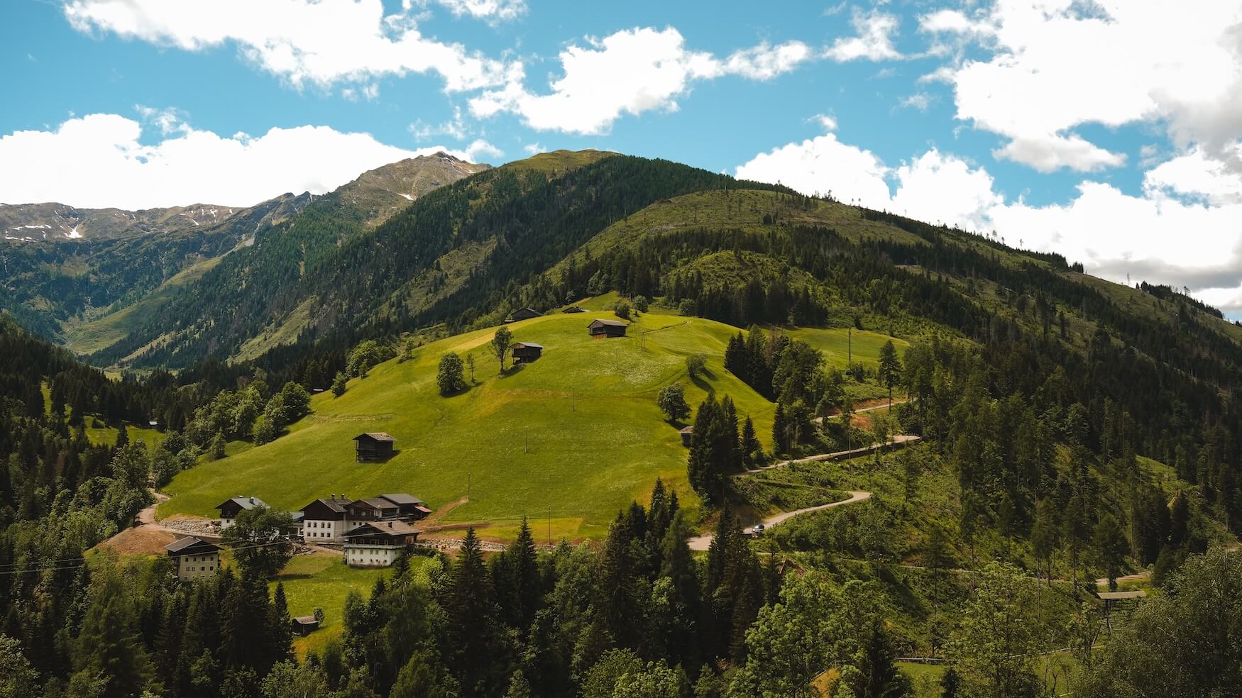 Uitzicht hotel Der Paternwirt Lesachtal