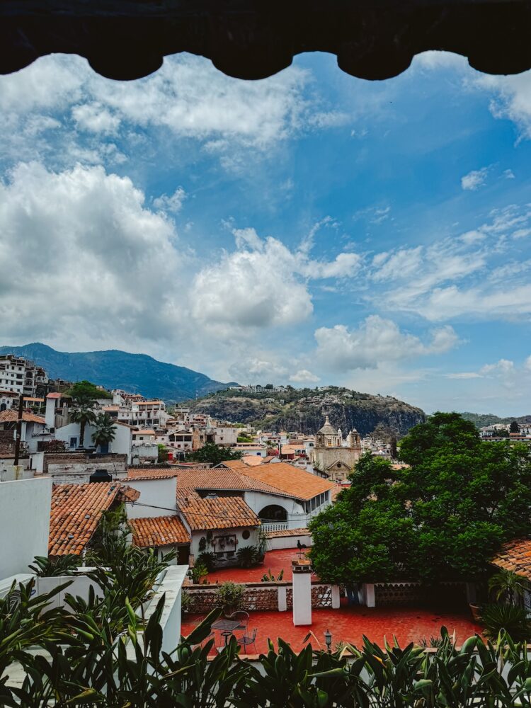Uitzicht op stad Taxco