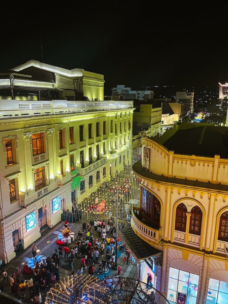 Uitzicht straten, San Salvador