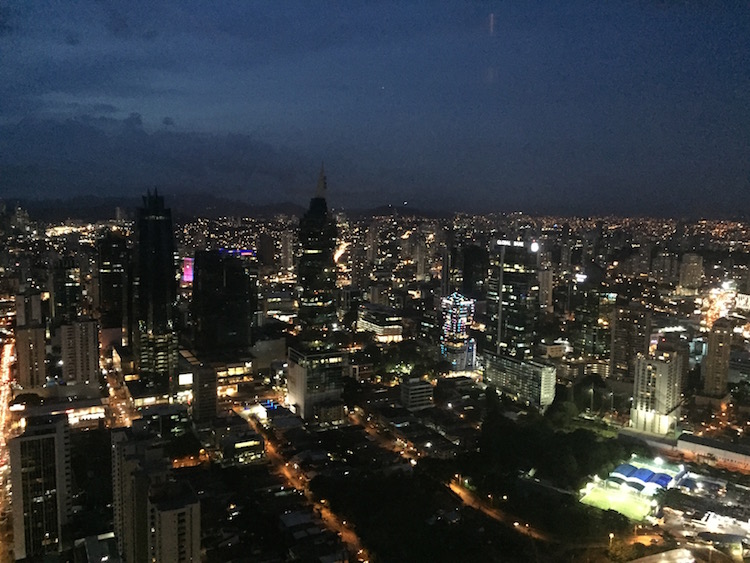 Uitzicht vanaf Hard Rock Panama City