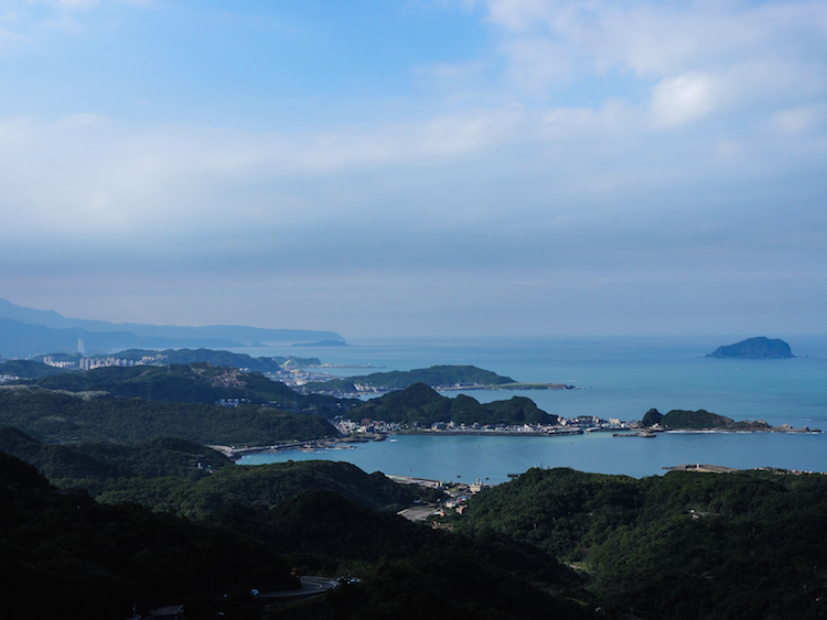Uitzicht vanaf Jiufen Taipei