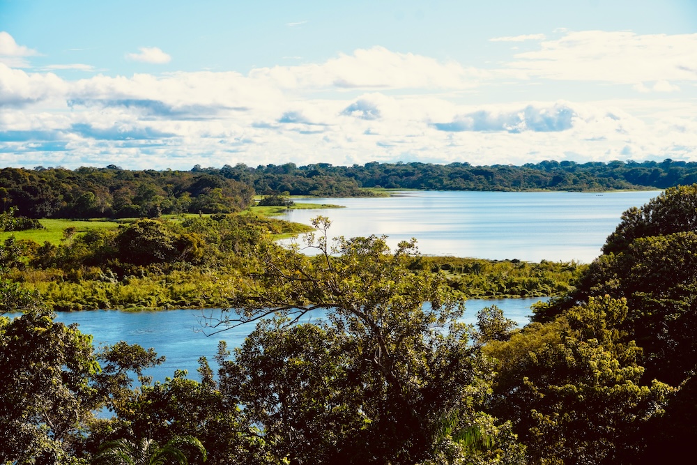 Uitzicht vanaf Puerto Nariño
