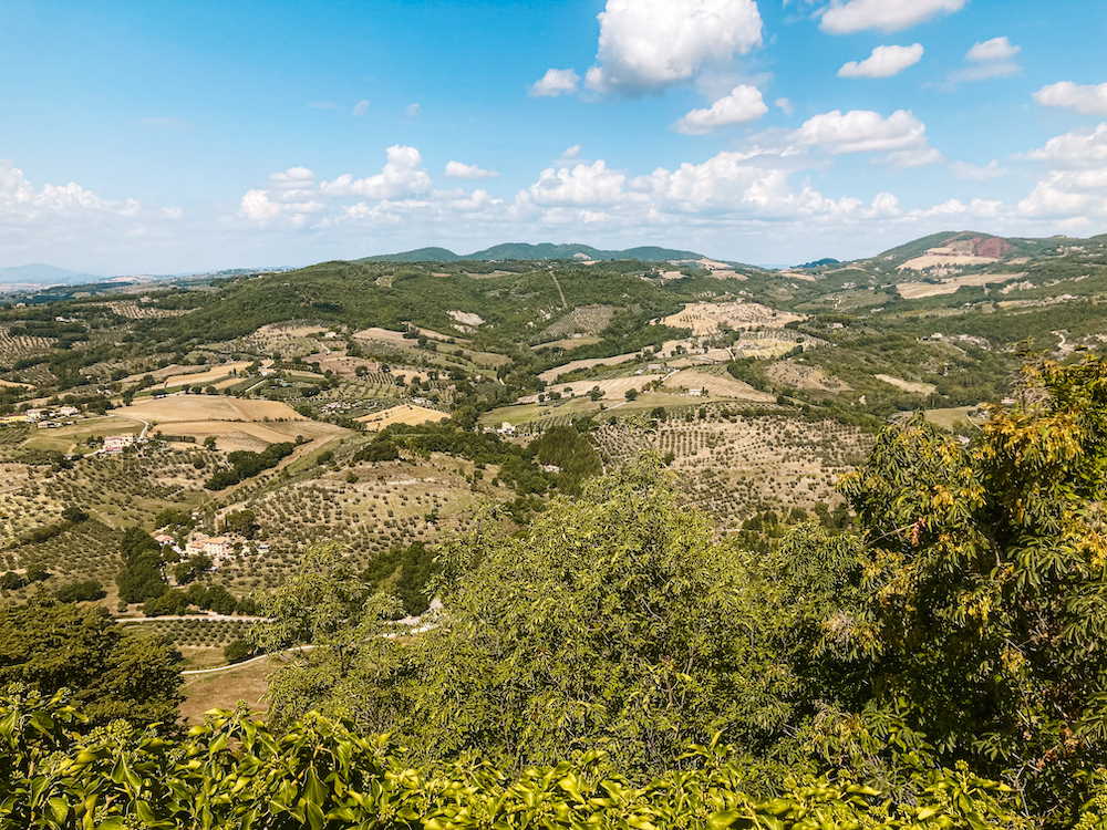 Uitzicht vanaf Rocca Maggiore