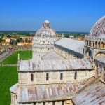 Uitzicht vanaf de toren van Pisa