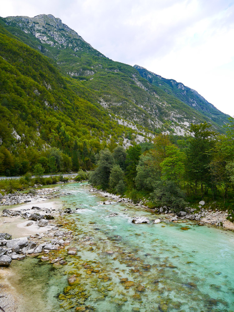 Vakantie Slovenie Soca river