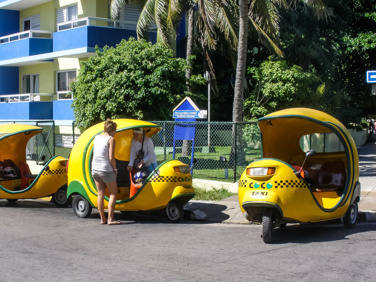 Varadero Cuba coconut taxi