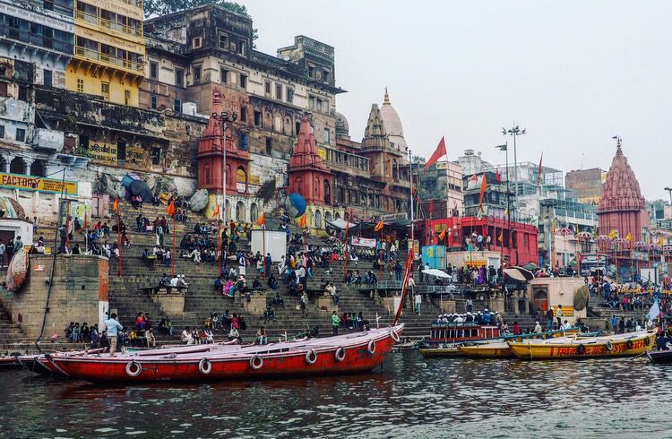 Varanasi backpack route India