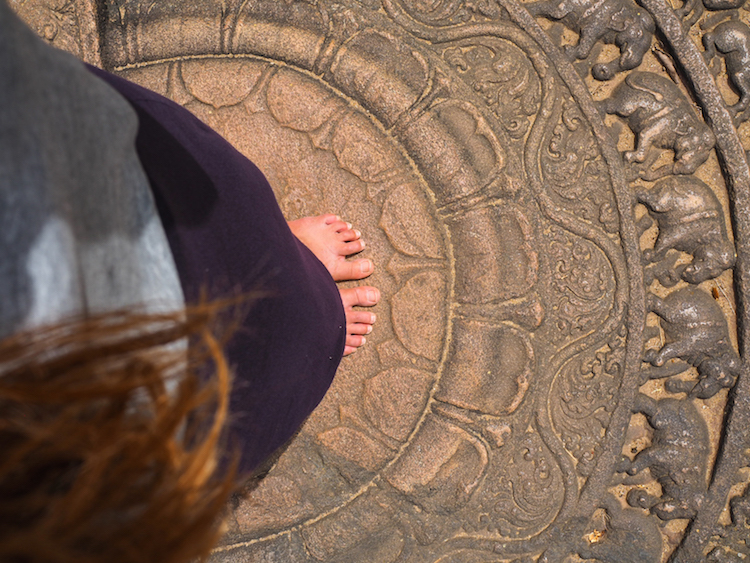 Vatadage Polonnaruwa moonstone