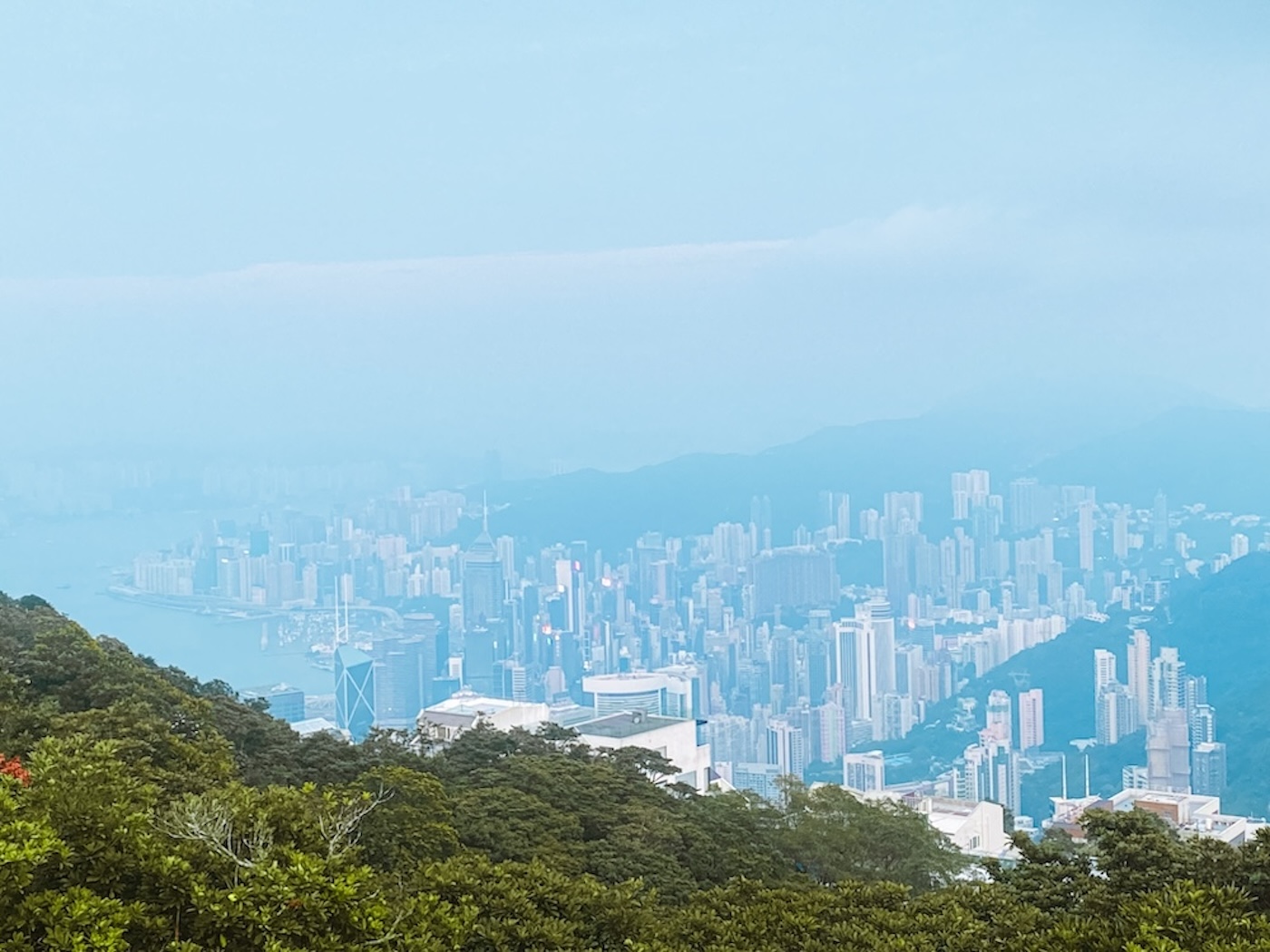 Victoria Peak hike Hongkong