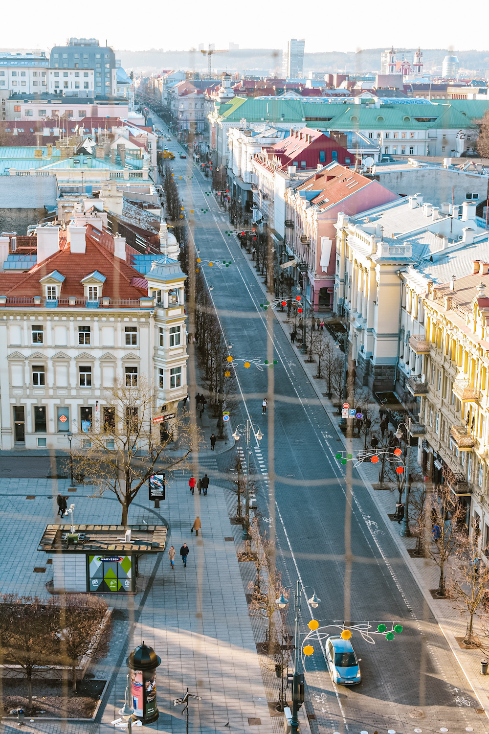 Vilnius bezienswaardigheden, uitzicht klokkentoren