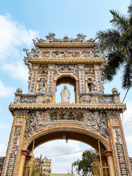 Vinh Trang Pagode buiten