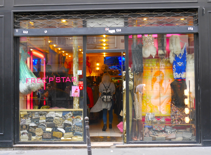 Vintage shoppen bij Free'p'star parijs
