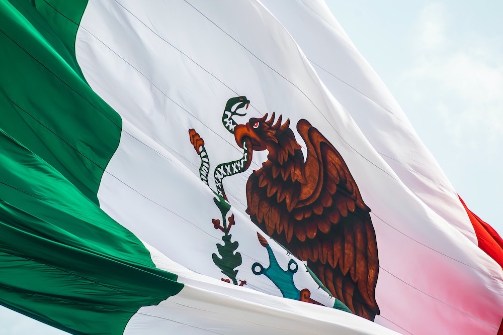 Vlag Mexico stad