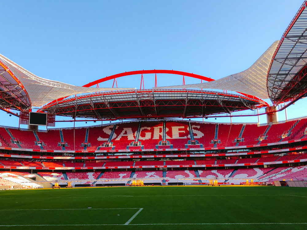 Voetbalstadion Benfica Lissabon