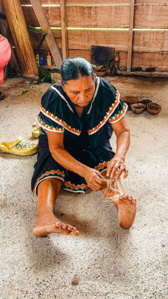Vrouw in San Cristobal