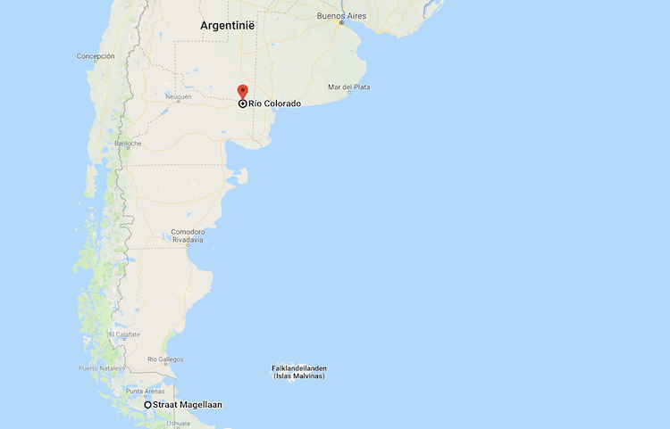Waar ligt Patagonie
