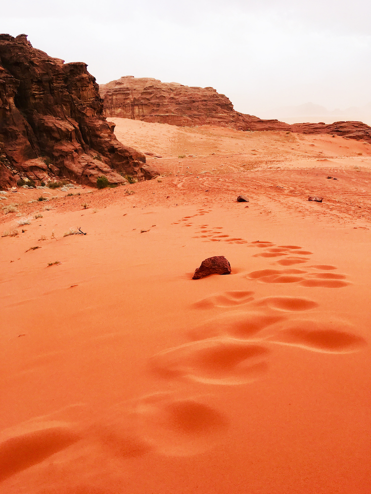 Wadi Rum woestijn zand