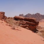 Wadi rum woestijn jordanie