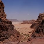 Wadi rum woestijn viewpoint