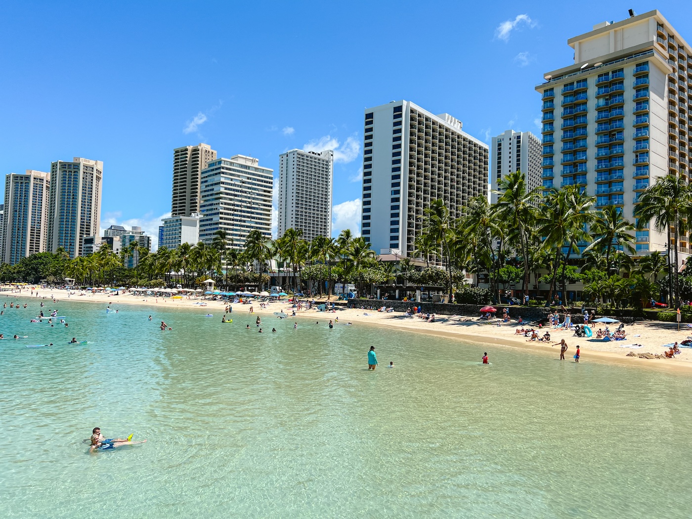 Waikiki Beach sfeer