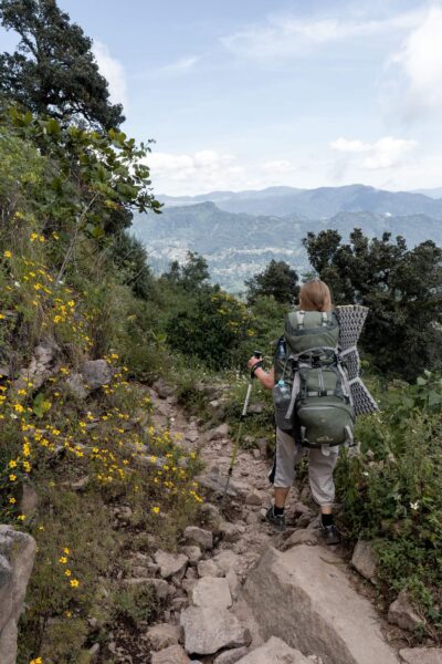 Wandelen door Guatemala